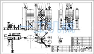 配烘干機(jī)干混砂漿生產(chǎn)線