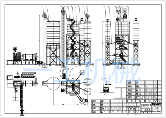 配烘干機(jī)干混砂漿生產(chǎn)線